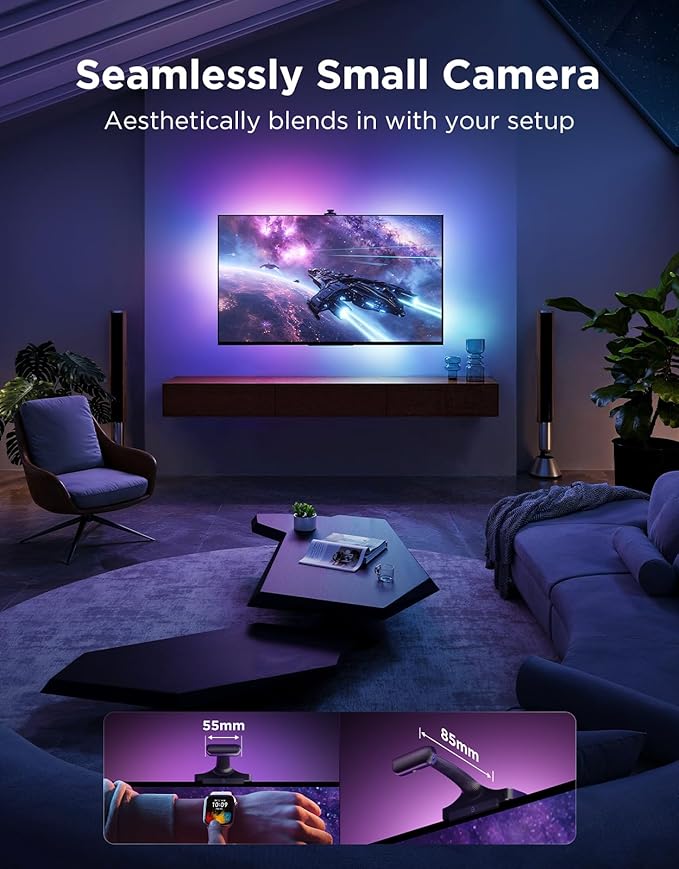 Govee TV Backlight 3 Pro with HDR Triple Camera, 11.8ft 5-in-1 RGBWWIC LED