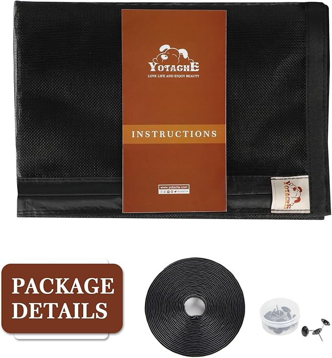 Yotache Magnetic Screen Door Fits Door Size 60 x 82, Screen Size 62" x 8...