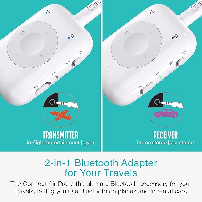 MEE audio Connect Air Pro Bluetooth Wireless Audio Transmitter & Receiver...