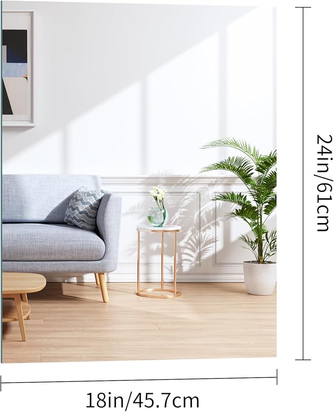 CILIBER Frameless Mirror, 18x24 Mirrors