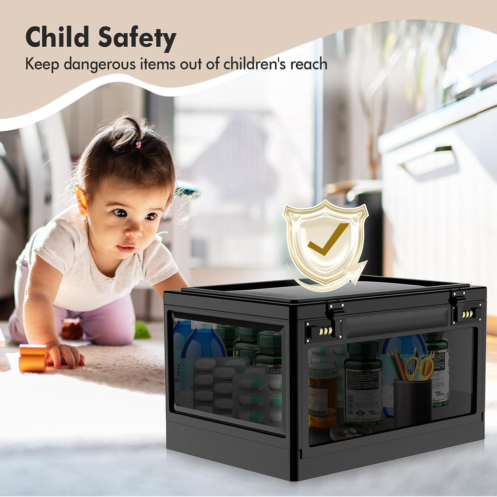 Extra Large Lock Box for Medication Safe, Medicine Lockable Storage Box with ...