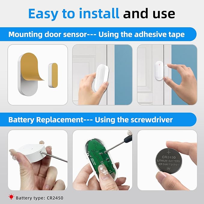 Daytech Wireless Door Chime System - 800ft Long Range