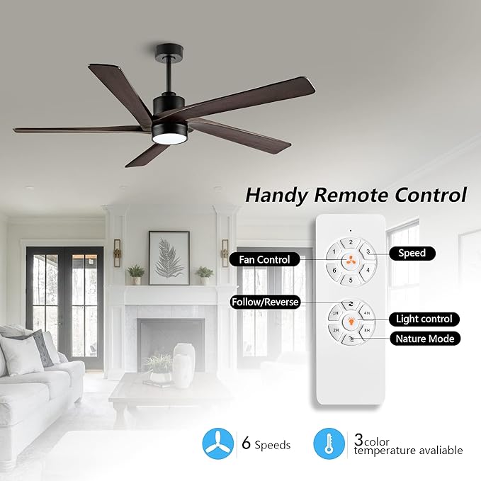 WINGBO 54 Inch DC Ceiling Fan