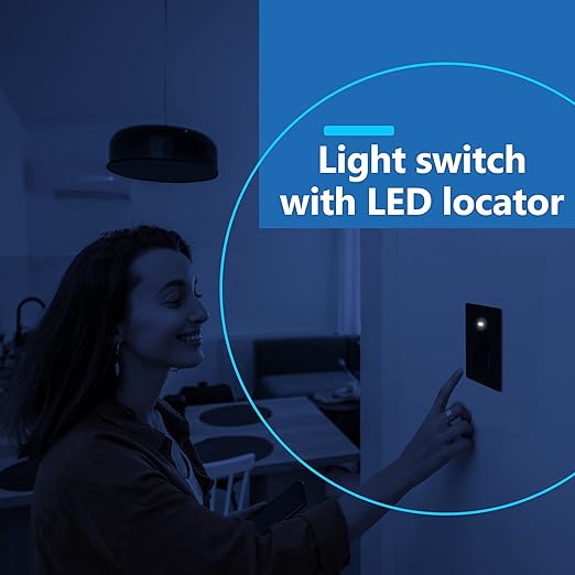 LIDER Minimalist Design Matte Finish Lighted Decorator Switch (10-Pack)