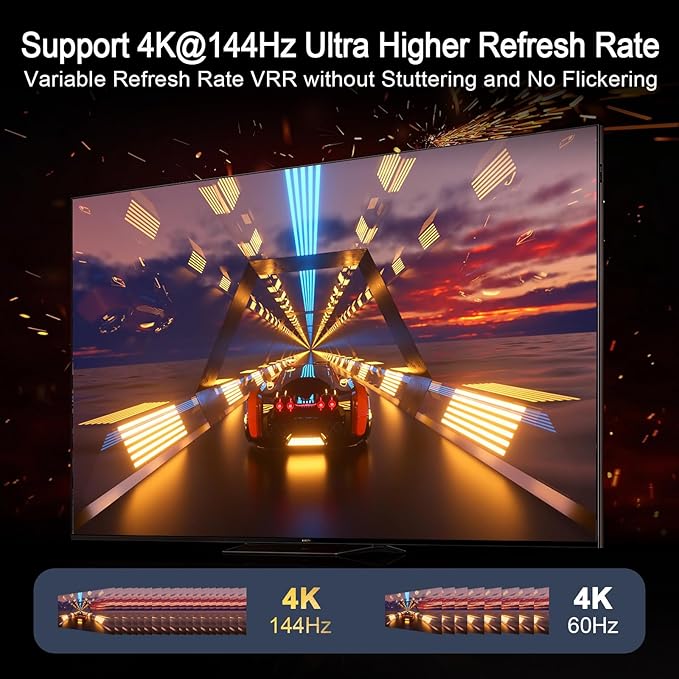 4K@120Hz HDMI 2.1 Switch 2 in 1 Out