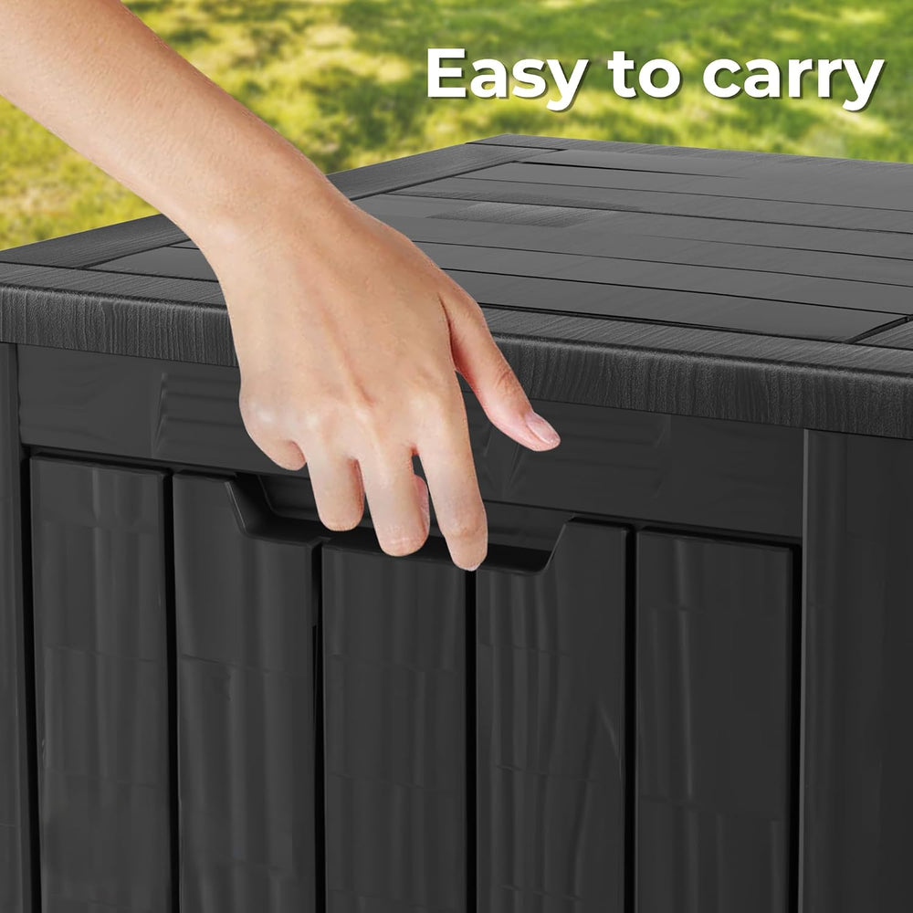 Outdoor Storage Box, 31 Gallon Deck Box Indoor and Outdoor Use, Waterproof Re...