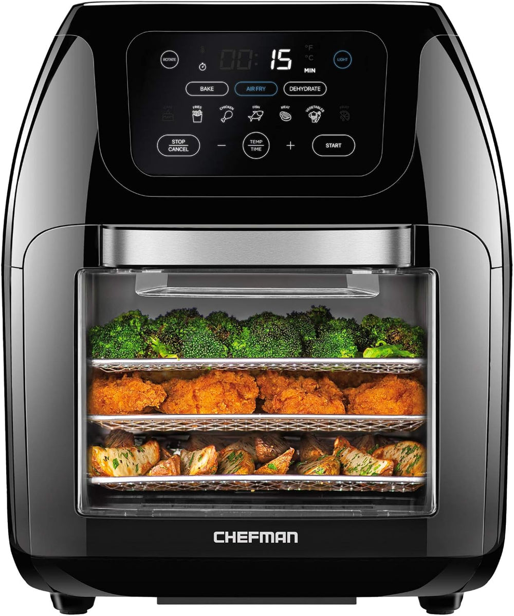 CHEFMAN Multifunctional Digital Air Fryer+ Rotisserie, Dehydrator, Convection
