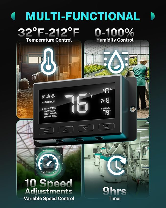 HG Power 16 Inch Attic Fan