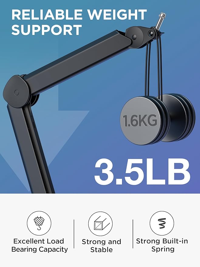 InnoGear Mic Boom Arm, Microphone Stand