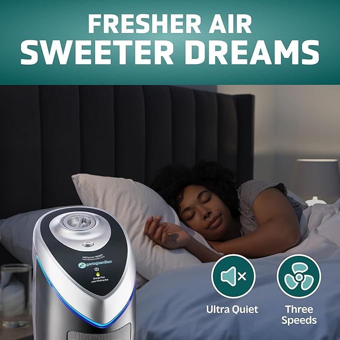 GermGuardian HEPA Air Purifier for Home, Large Rooms