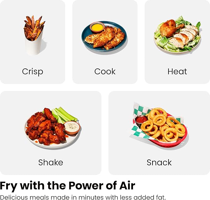 Chefman TurboFry Touch Dual Air Fryer, Maximize The Healthiest Meals