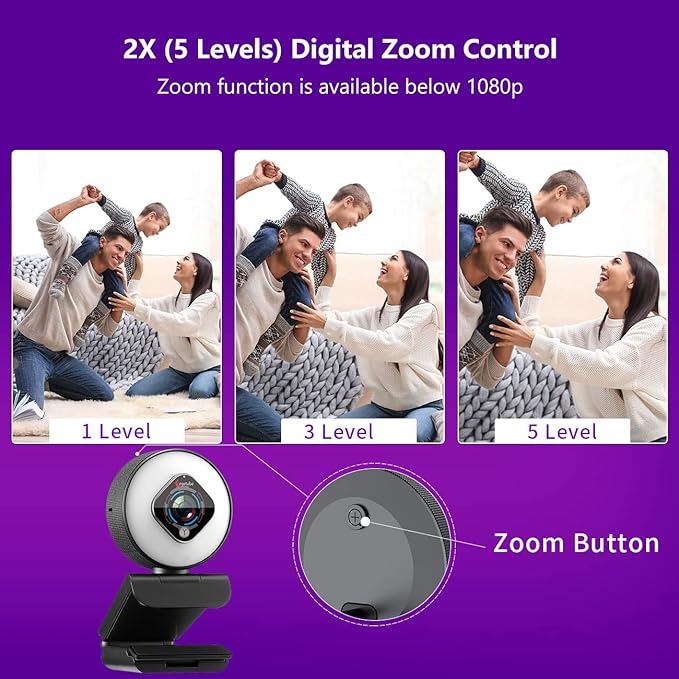 Angetube Streaming Webcam 1080P