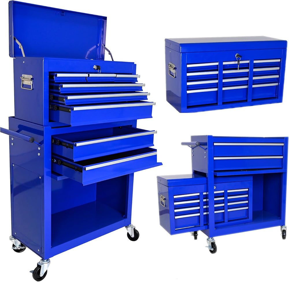 RYH 8 Drawers Rolling Tool Chest & Tool Box on Wheels | Heavy Duty Metal ...