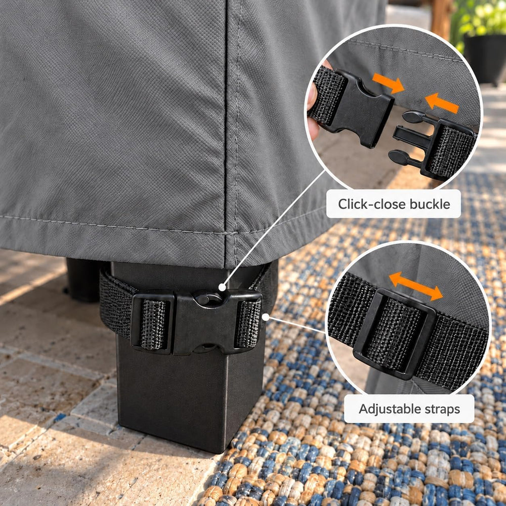Firewood Rack Cover 4ft Waterproof, Outdoor Log Rack Cover with Easy-Load Fro...