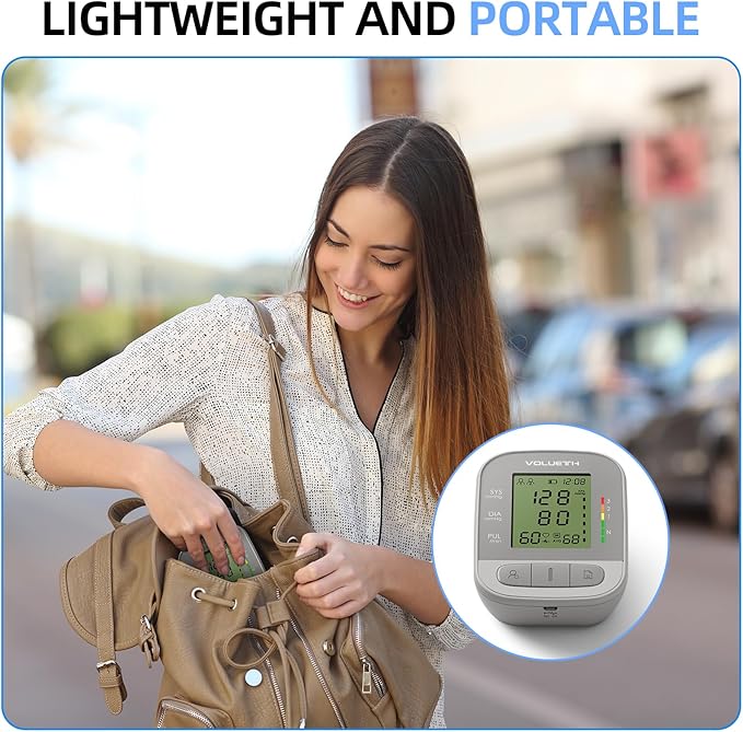 VOLUETH Upper Arm Blood Pressure Cuff, Blood Pressure Monitor