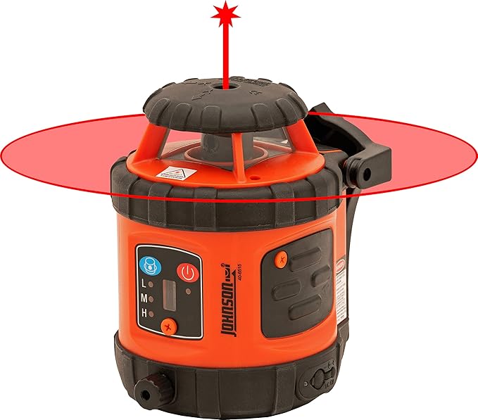 Johnson Level & Tool 99-026K Self-Leveling Horizontal Rotary Laser System w/