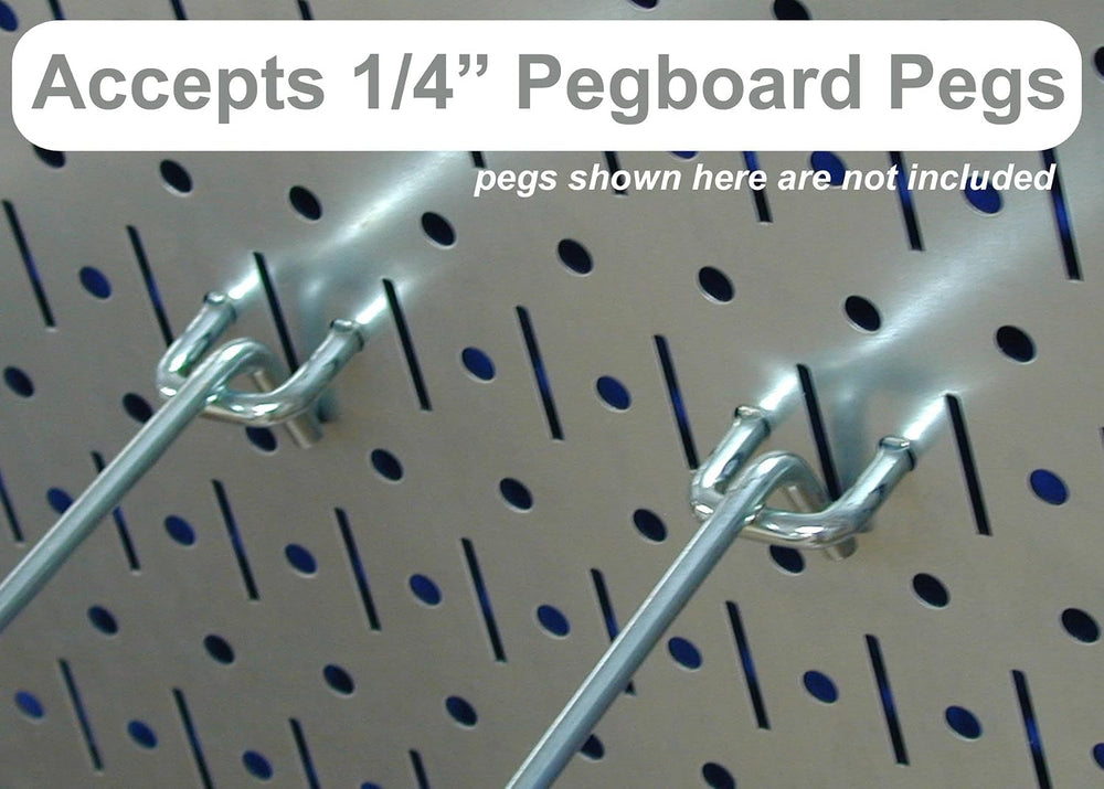 Wall Control 32" x 16" Black Metal Pegboard Pack - 2 Panels & 1...