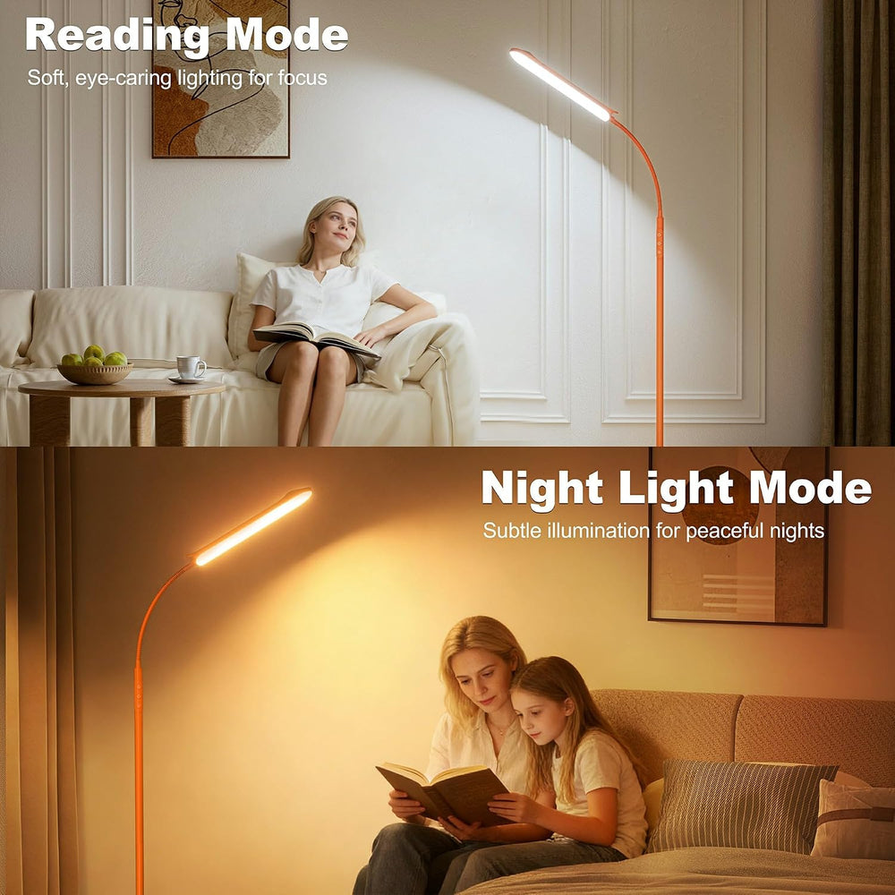 Yikuneng Dimmable LED Floor Lamp, Super Bright Reading Lamps Floor Standing l...