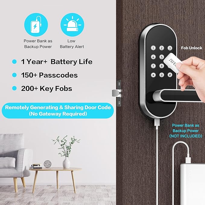 Keyless Entry Keypad Smart Door Lock