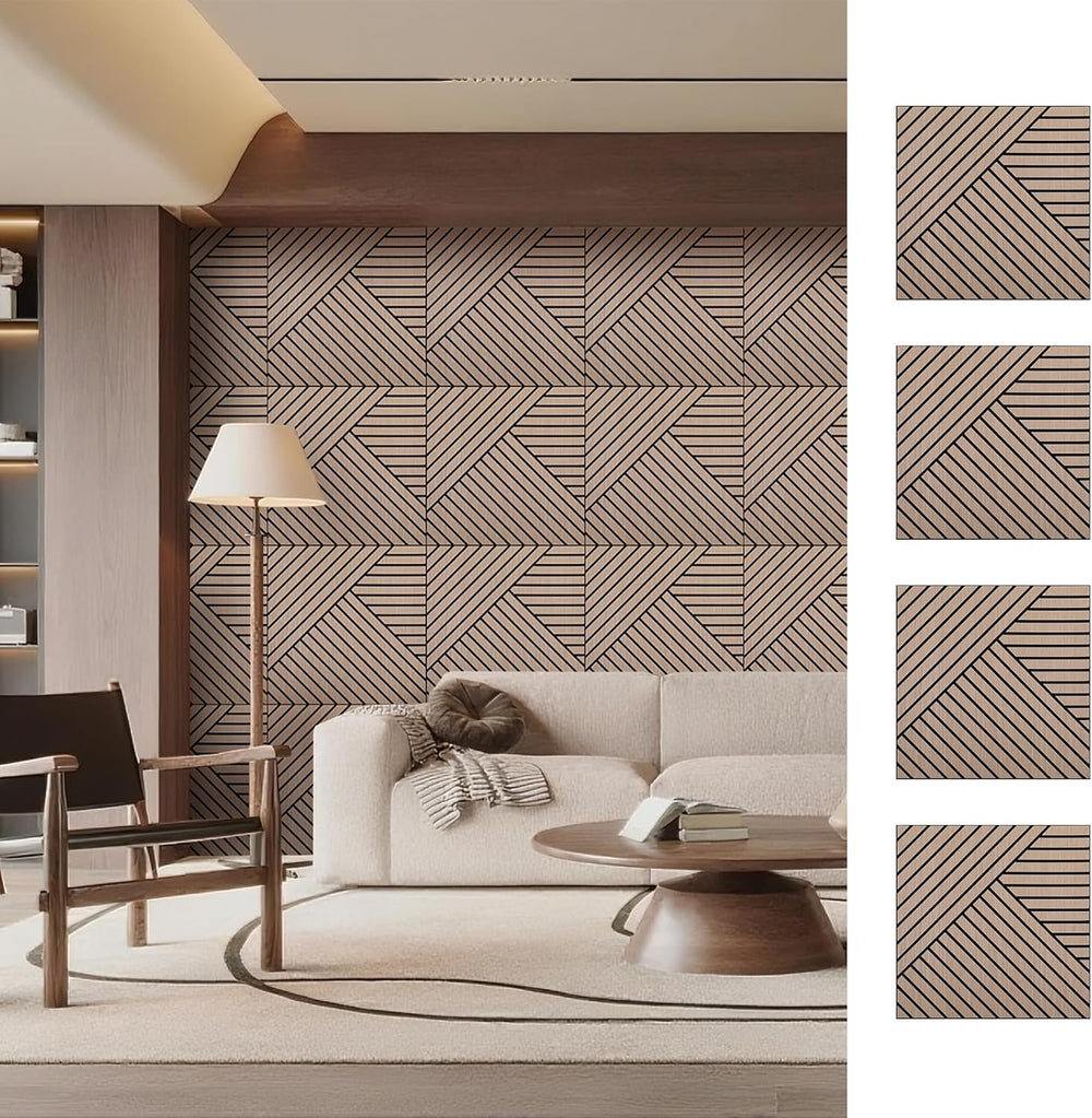 ARMURO 4 Packs Acoustic Wall Panels