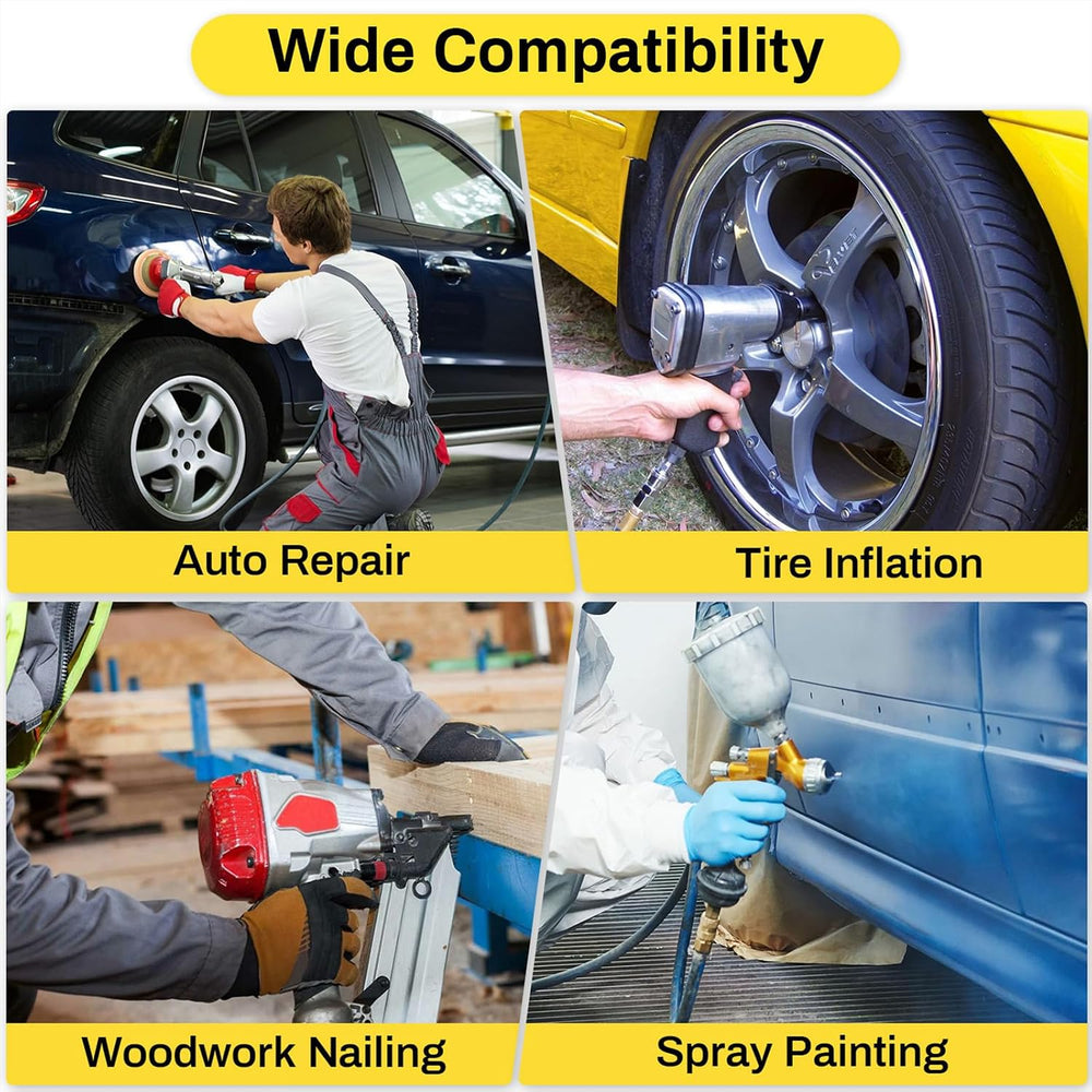15 Gallon Portable Air Compressor, 3.7 HP, 6 CFM, 115 PSI