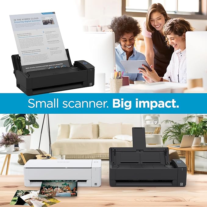 ScanSnap iX1300 Deluxe Compact Wireless or USB Double-Sided Color Document