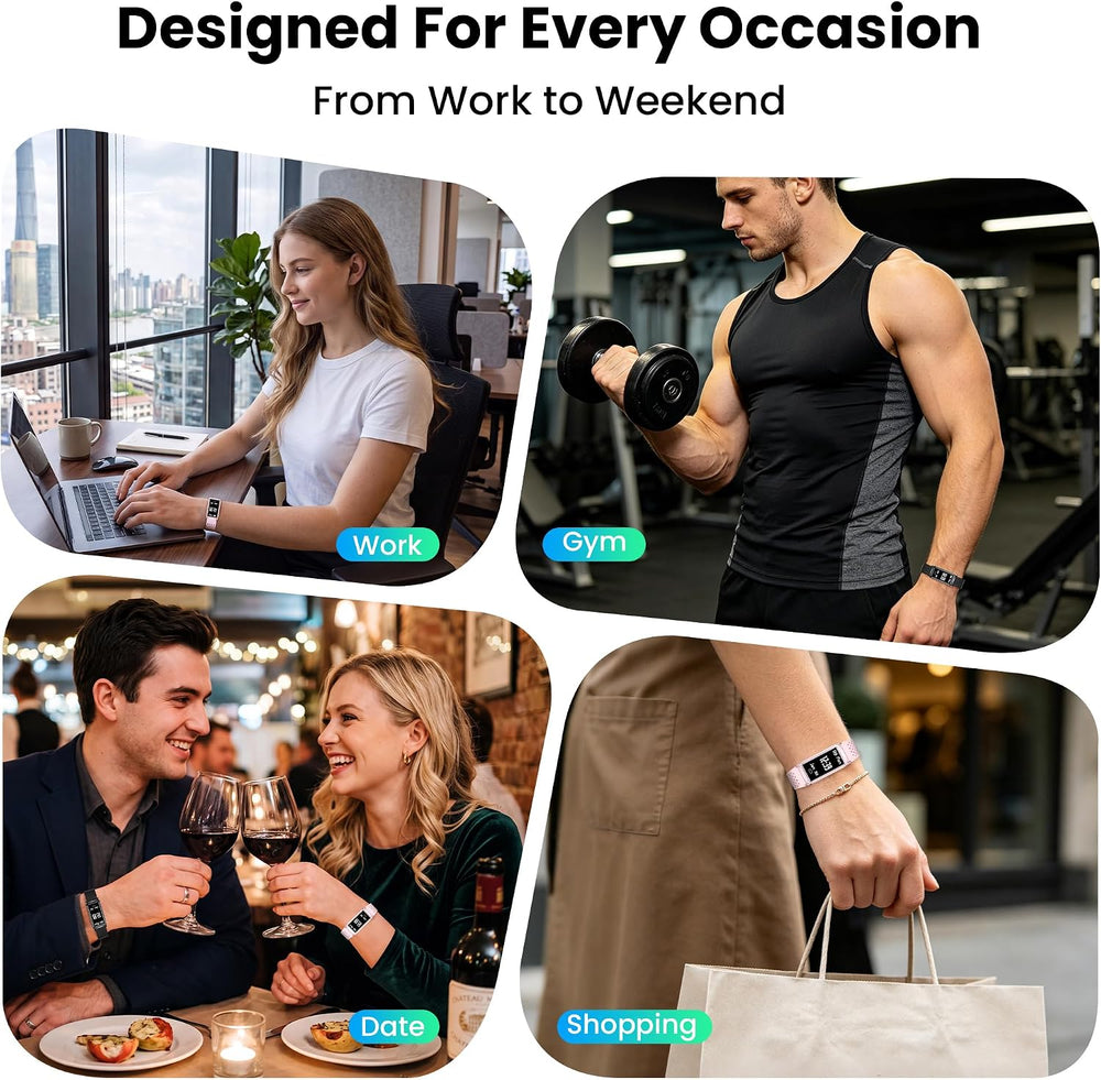 Fitness Tracker with Heart Rate & Sleep Tracking