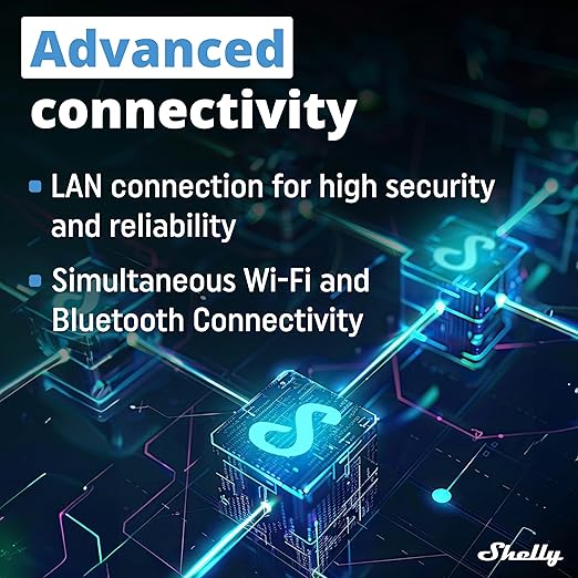 Shelly Pro 3EM 3CT 63 | Wi-Fi & LAN 3-Phase Professional Smart Energy Met...