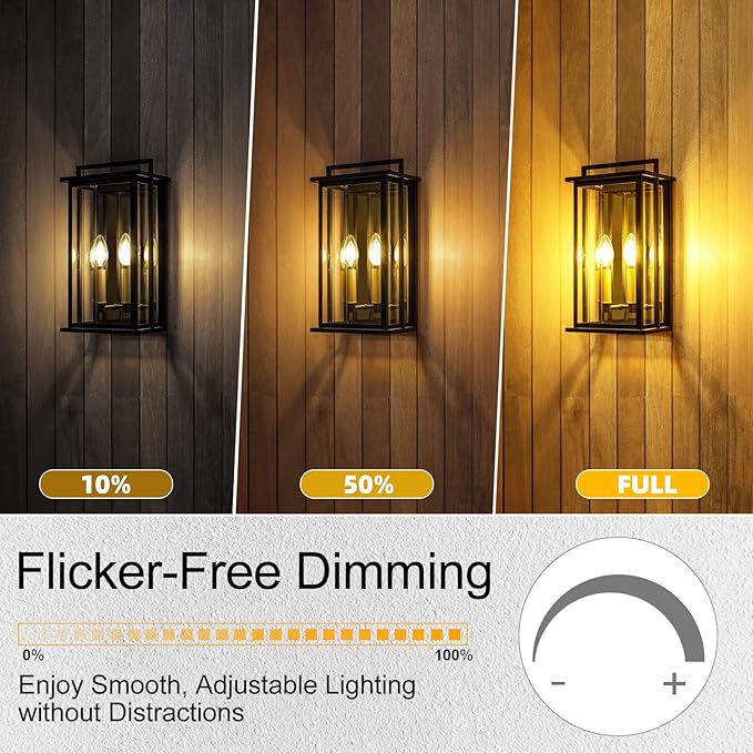 GvvooHome Candelabra Light Bulbs 40 watt Equivalent, E12 LED Bulb Dimmable