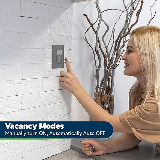 TOPGREENER Motion Sensor Light Switch Dimmer, Electronic Dimmer