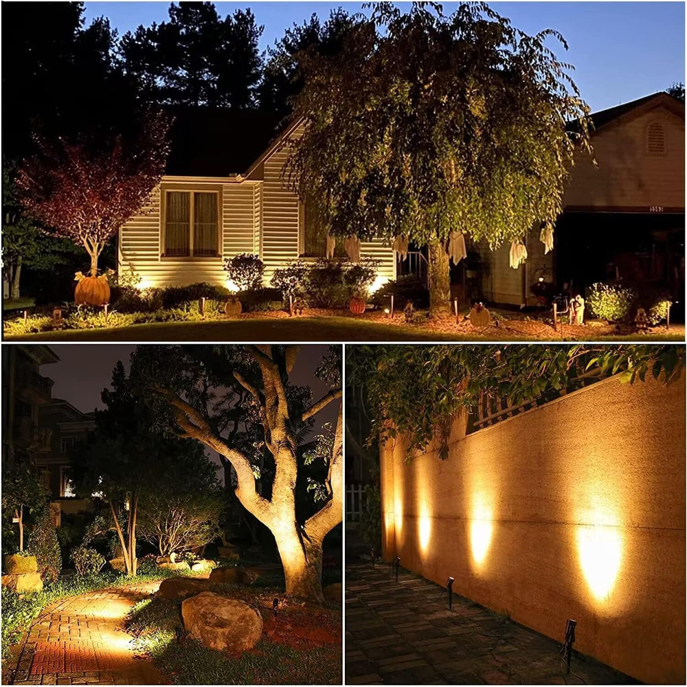 12 Pack MR16 LED Light Bulbs, 50 Watt Equivalent Landscape Light Bulbs, 2700K...