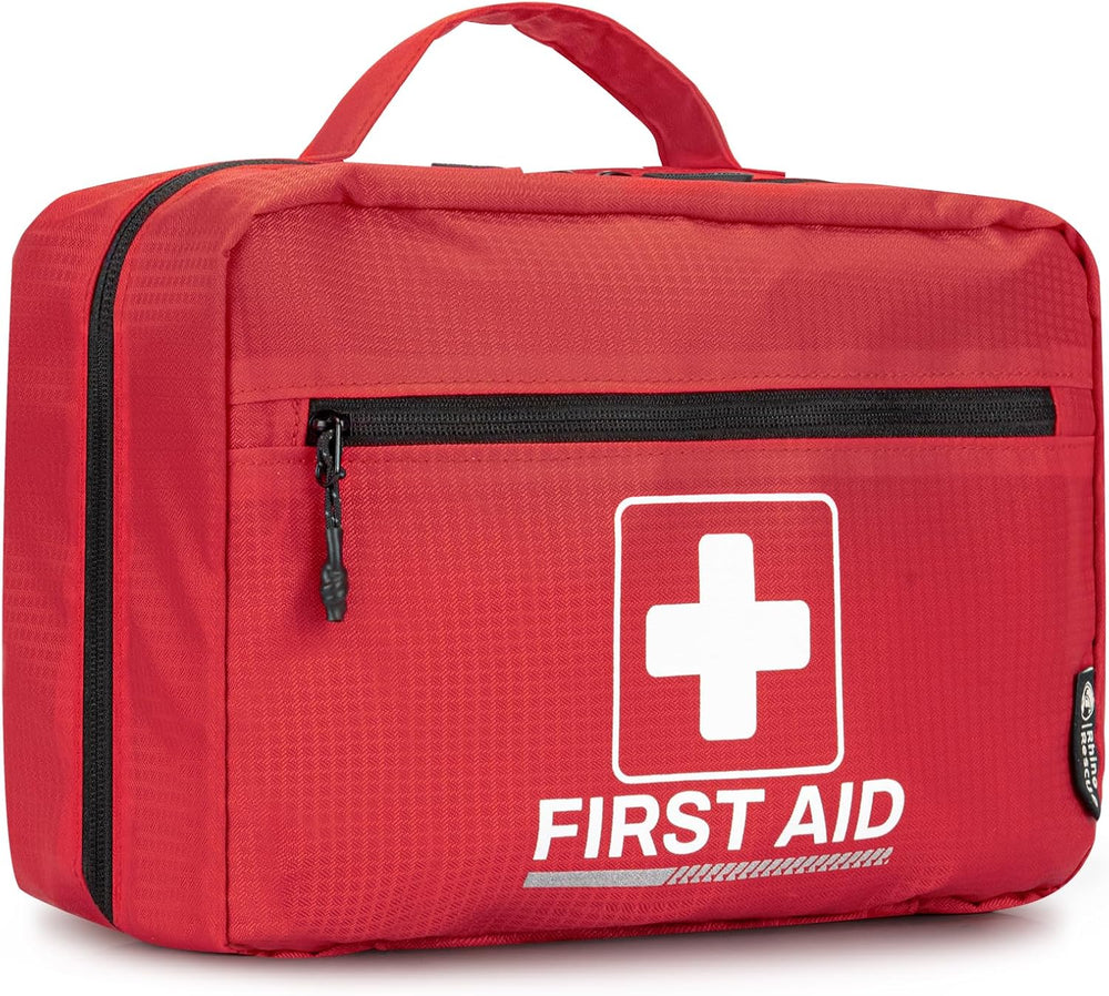 RHINO RESCUE Home First Aid Kit,240pc Medical kit for Car, School, Business