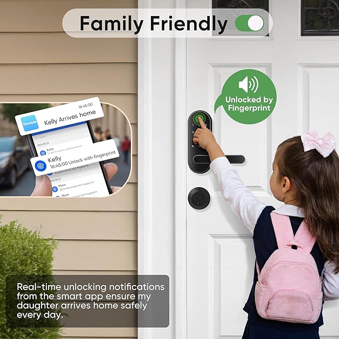 Keyless Entry Fingerprint Digital Smart Lock