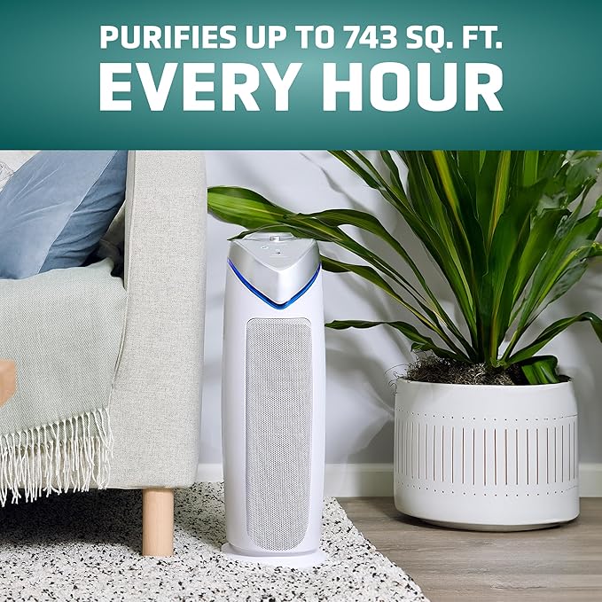 GermGuardian Air Purifier with HEPA 13 Filter, Removes 99.97% of Pollutants (...