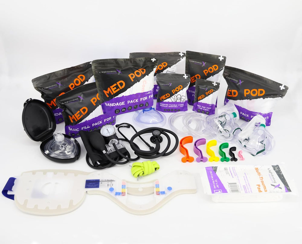 Lightning X Extra Large Medic First Responder EMT Trauma Bag Stocked w/Fill K...