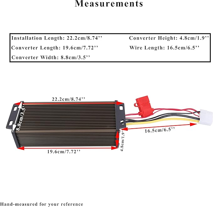 Pro Chaser DC-DC 72V 60V 48V Volt Voltage to 12V Step Down Voltage Reducer