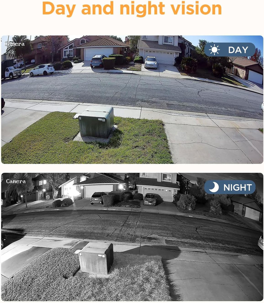 4 Camera Security System 8 Channel PoE with 2TB HDD, PB37F30408-5M