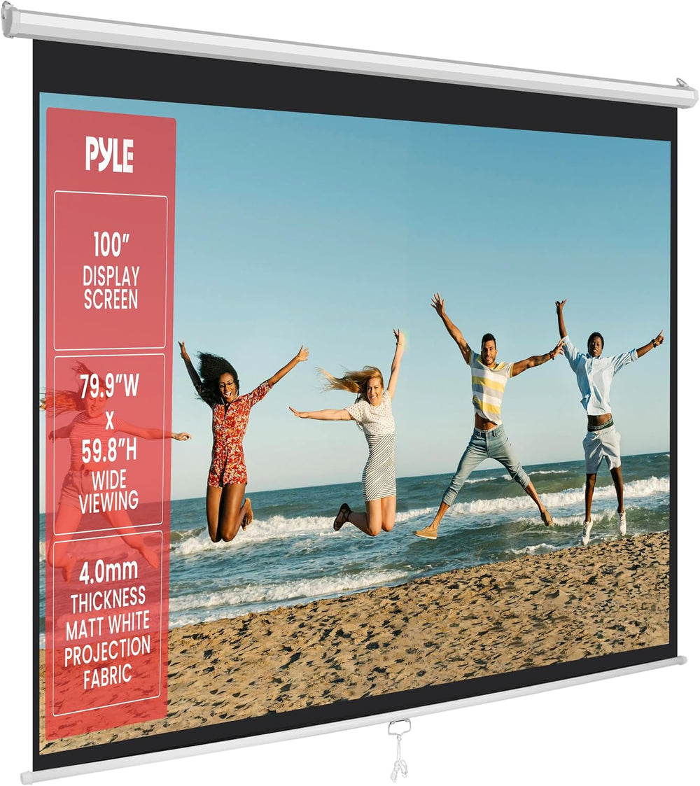 Pyle Manual Pull Down Projector Screen