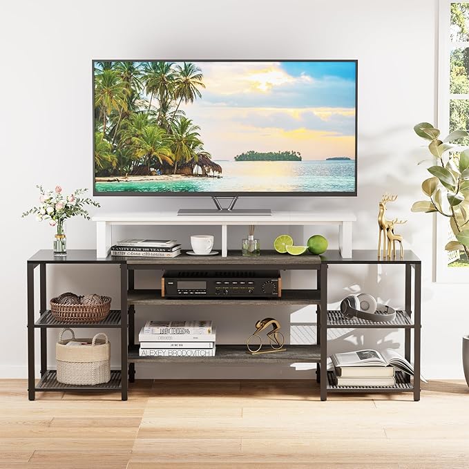 aboxoo 45" TV Riser for 32-60 inch TV, TV Riser Stand Shelf, Tabletop TV...