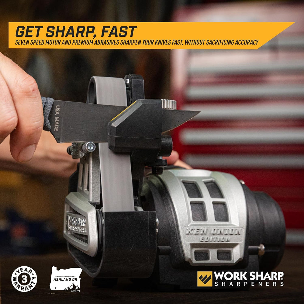 Work Sharp Ken Onion Mk2 Electric Knife Sharpener, Adjustable Angle