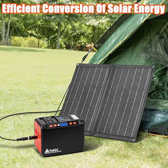 Takki 111Wh Portable Solar Generator Power Station