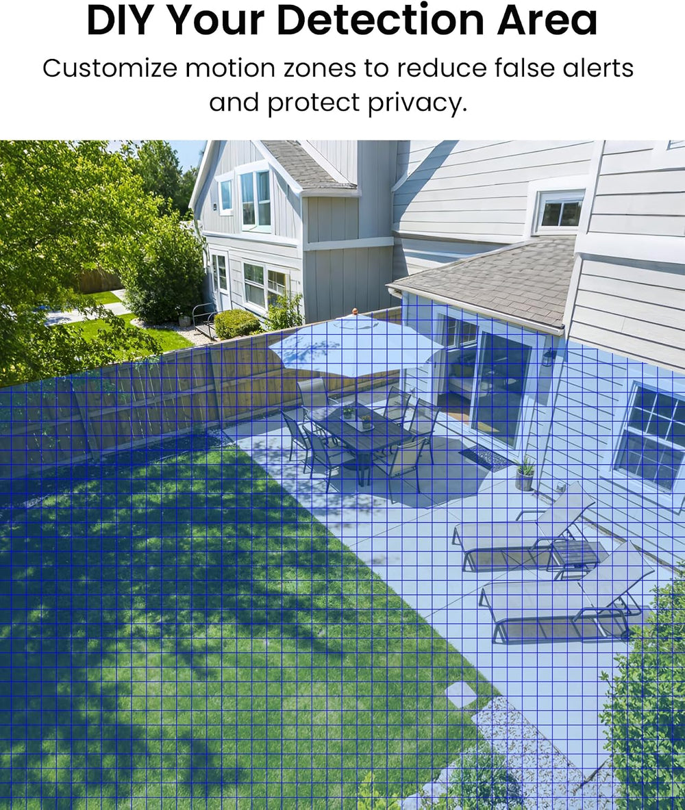 ZOSI 3K Lite Security Camera System with AI Human Vehicle Detection,H.265+ 8C...