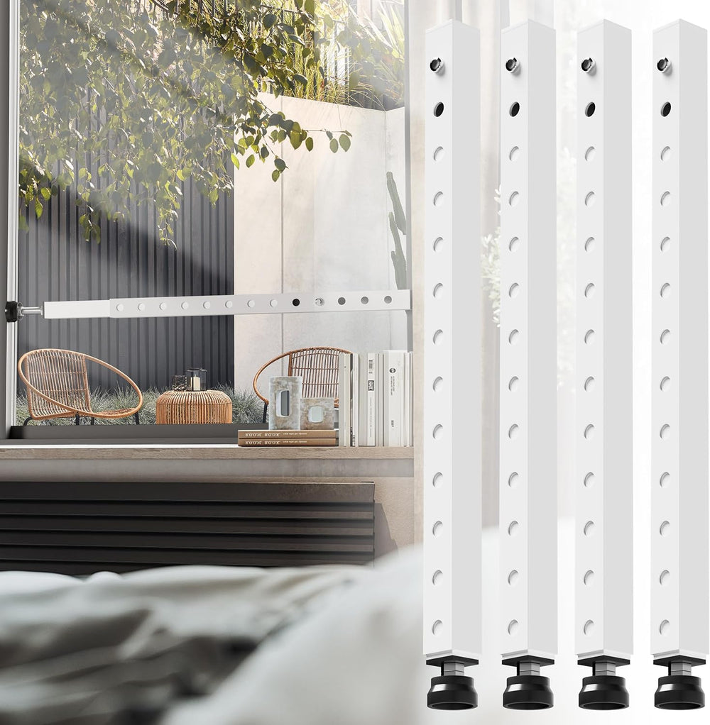 WooFog Window Security Bars Adjustable, Window Bars Security Inside Vertical ...