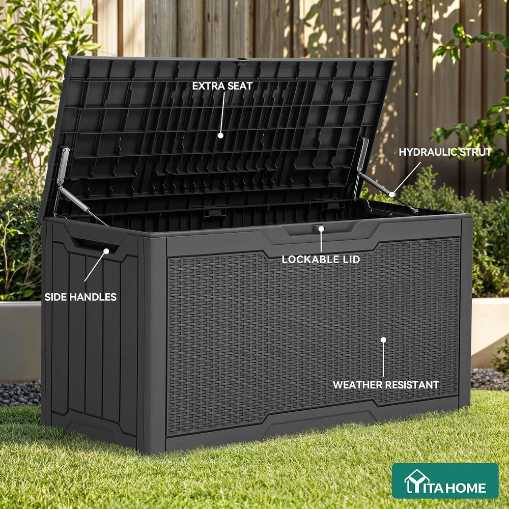 YITAHOME 80 Gallon Outdoor Storage Box