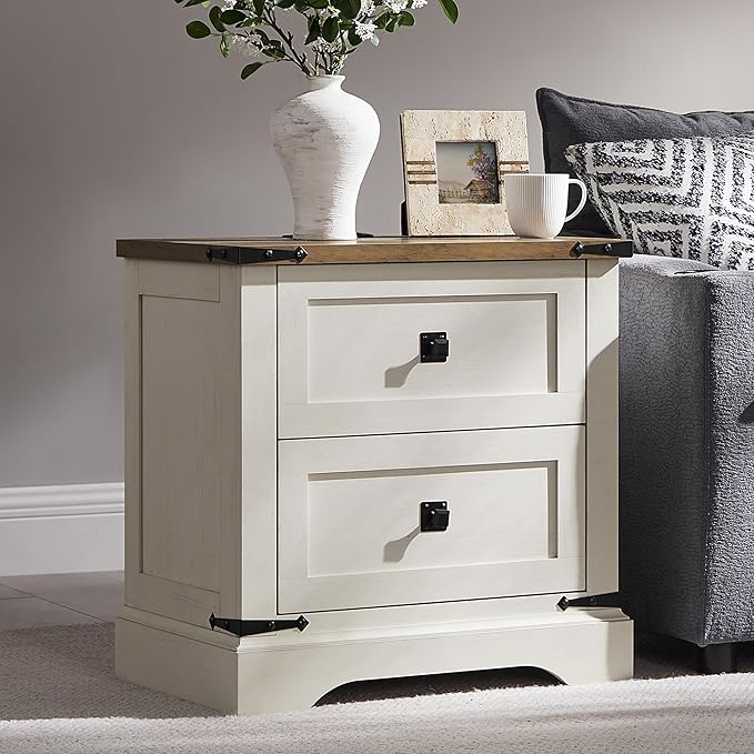 T4TREAM 24" Farmhouse Nightstand (Set of 2)