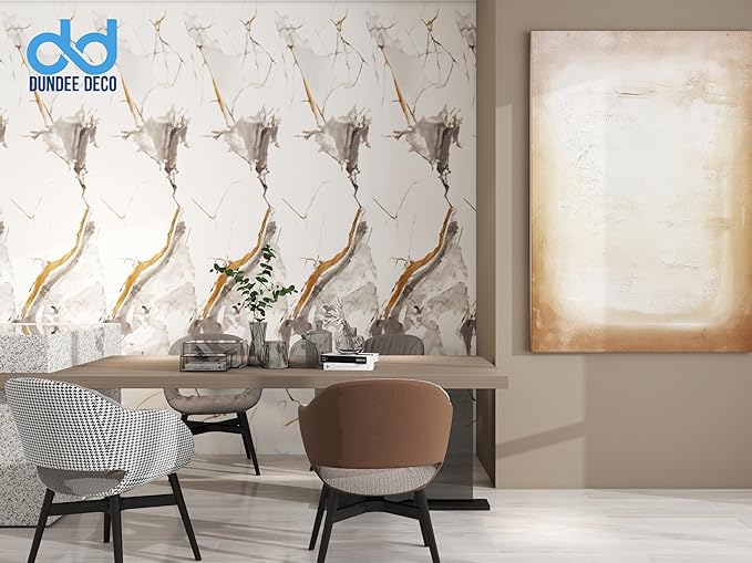 Dundee Deco Faux Marble Wall Panels - 2 ft X 4 ft - Glossy (4 Pack)