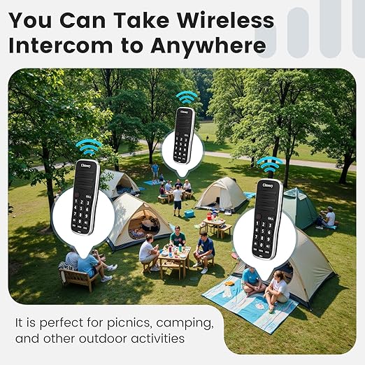 Intercoms Wireless for Home, 1 Mile Long Range for House Business Office