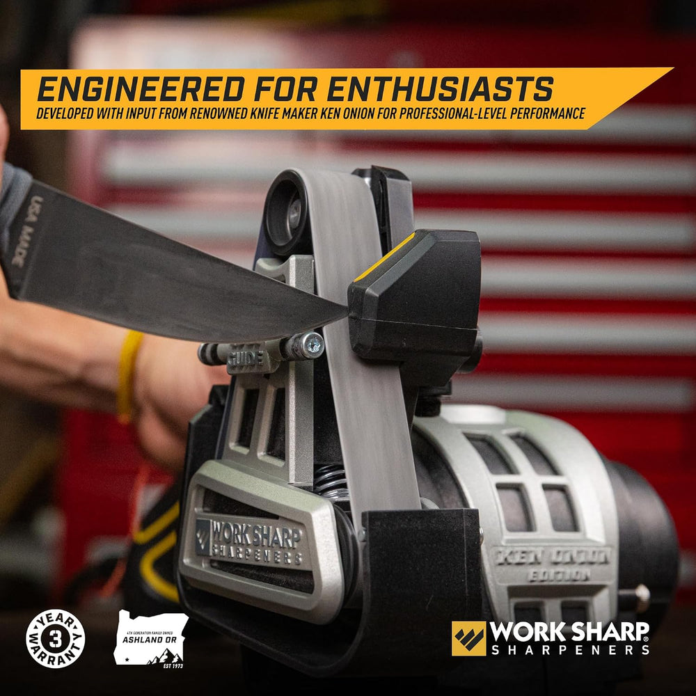 Work Sharp Ken Onion Mk2 Electric Knife Sharpener, Adjustable Angle