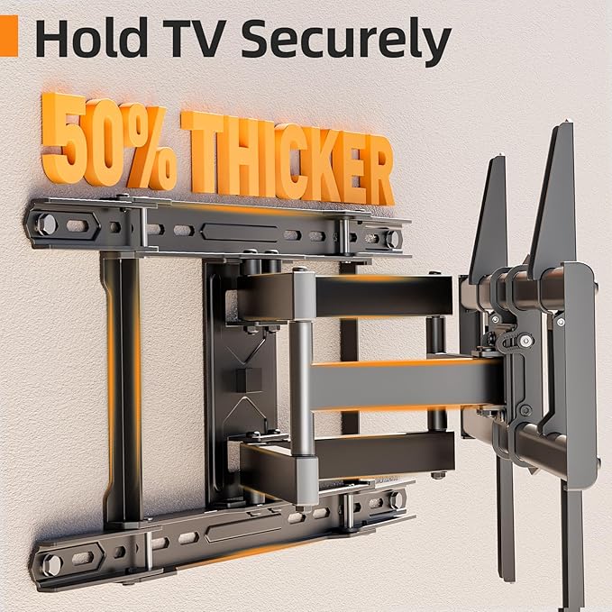 IWORKBORAD 42-86 '' Full Motion TV Wall Mount 24 Inch Studs, Heavy Du...