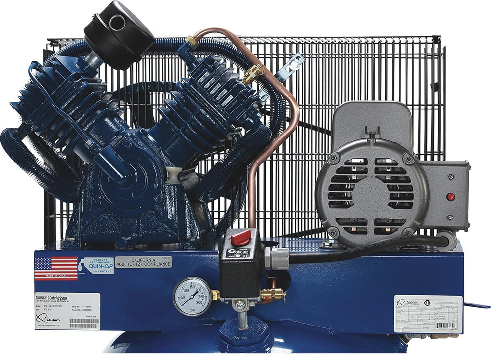 Quincy QT-54 Splash Lubricated Reciprocating Air Compressor - 5 HP, 230 Volt,...